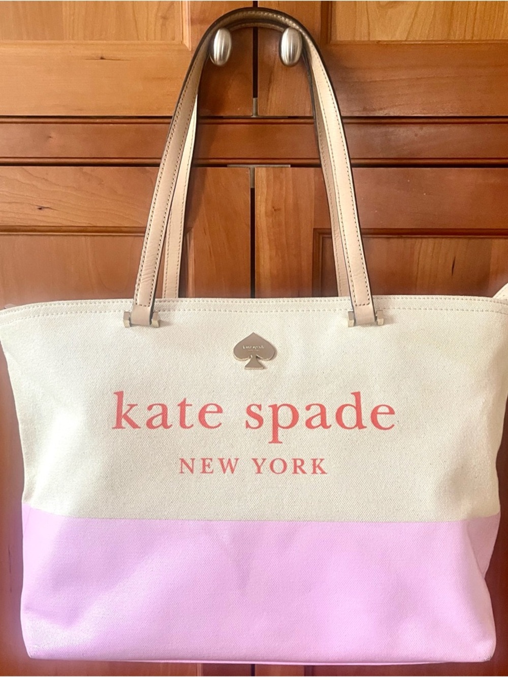 Kate Spade New York Lott Street Francis Contrasting Two Tone Spacious Tote Bag